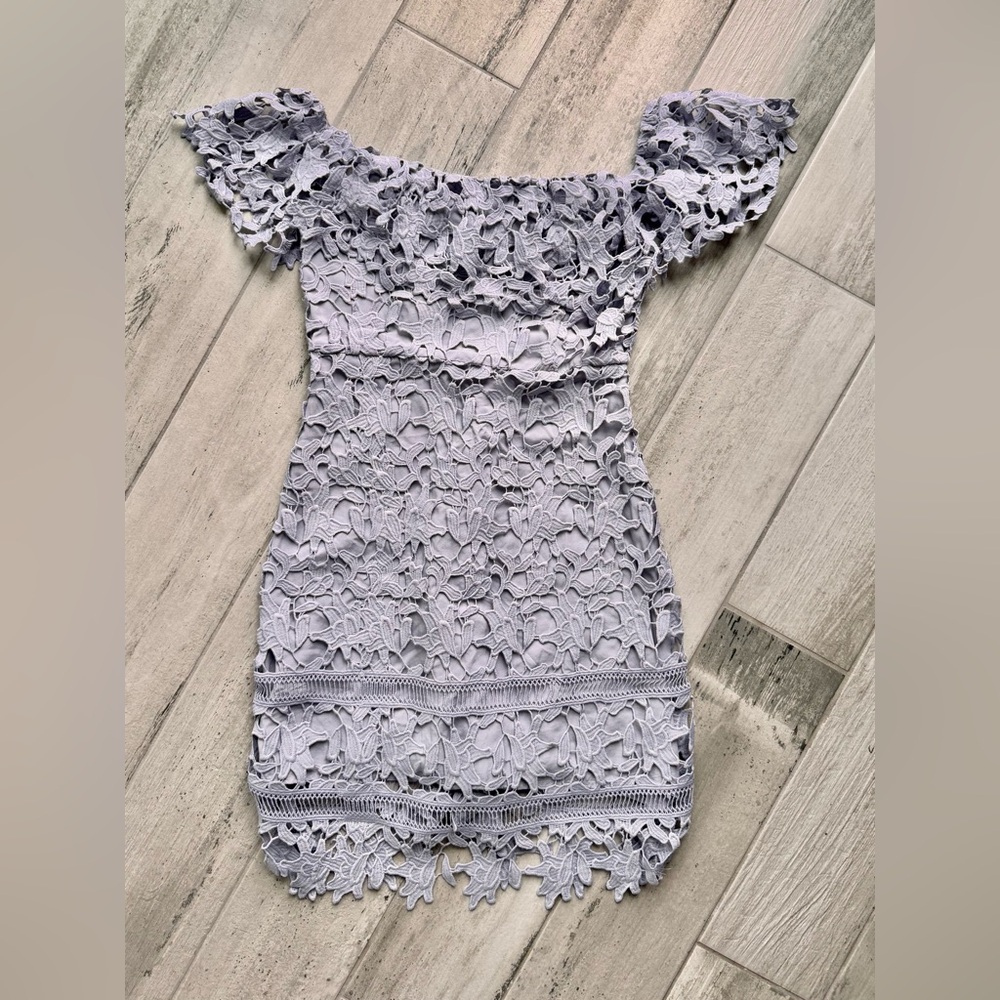 ASTR the Label Lavender Lace Dress - Small
